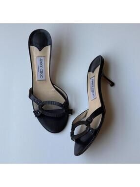 Jimmy Choo Black Mules